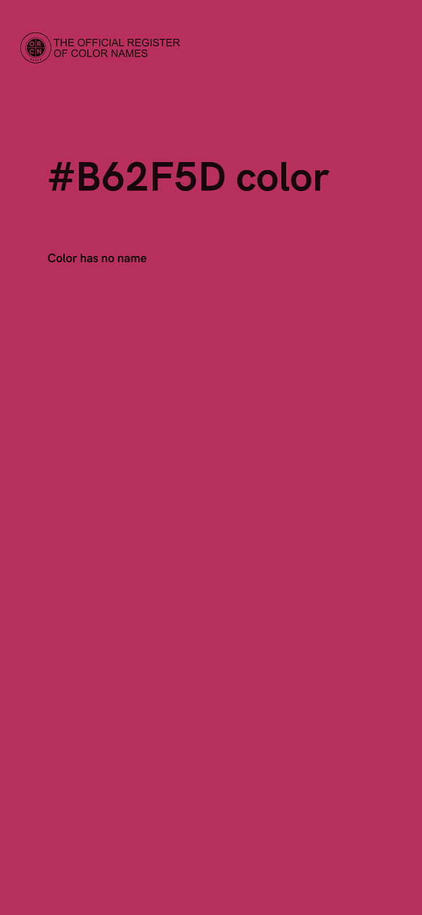 #B62F5D color image