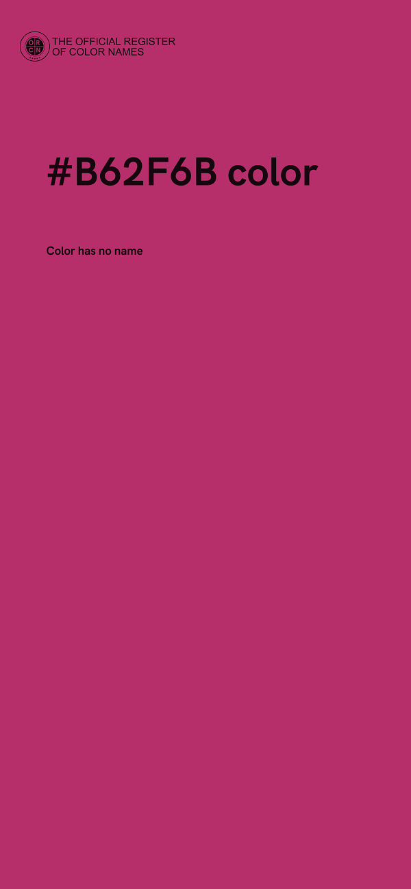 #B62F6B color image