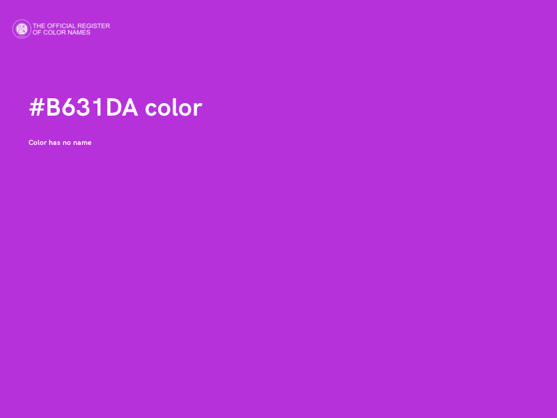 #B631DA color image
