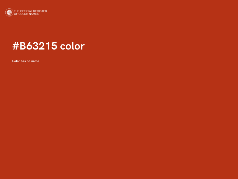 #B63215 color image