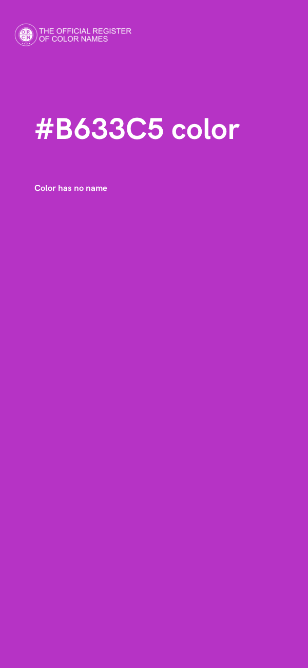 #B633C5 color image