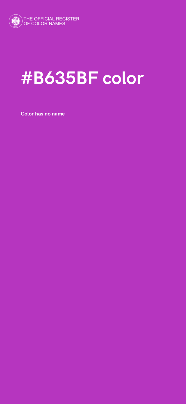 #B635BF color image