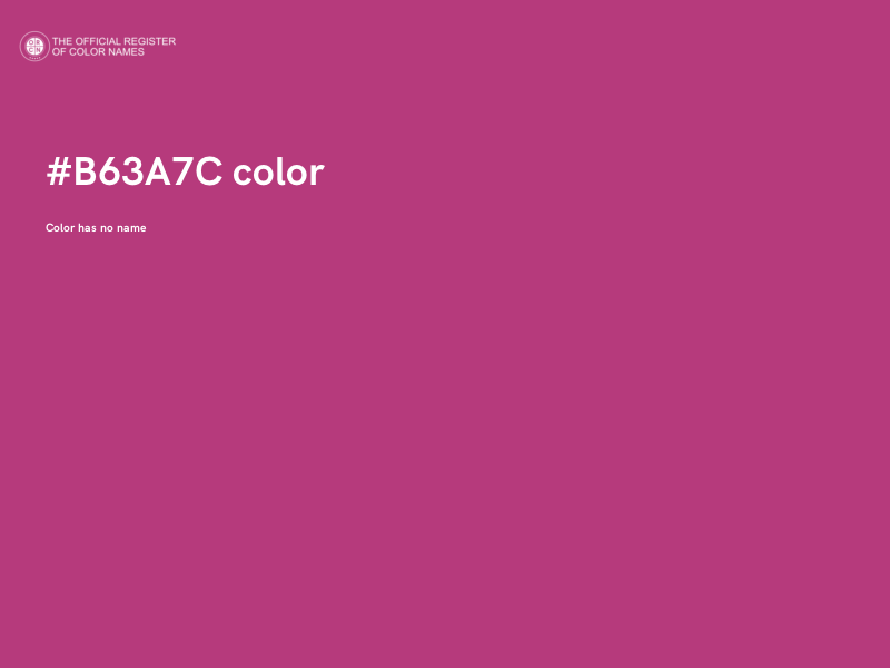 #B63A7C color image