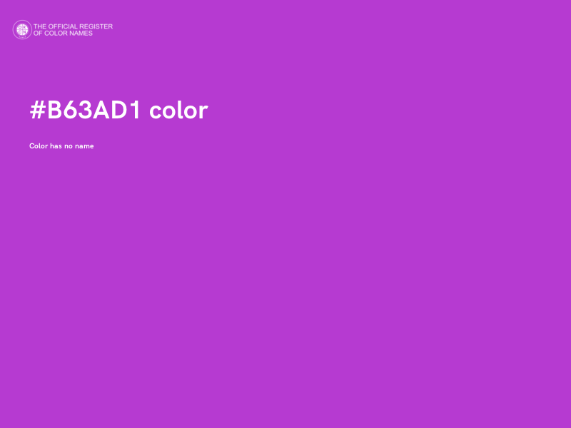 #B63AD1 color image