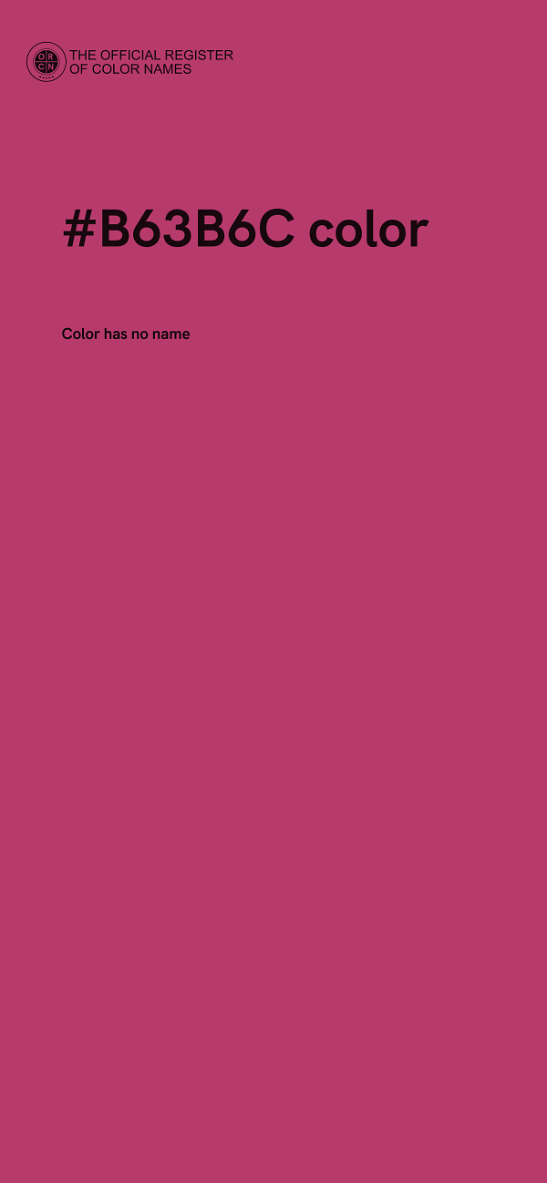 #B63B6C color image