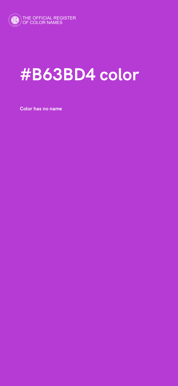 #B63BD4 color image