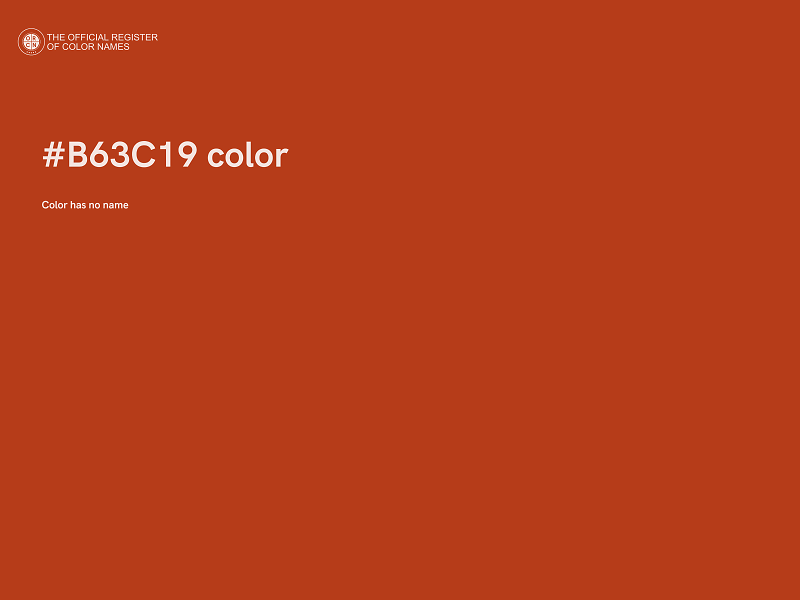 #B63C19 color image