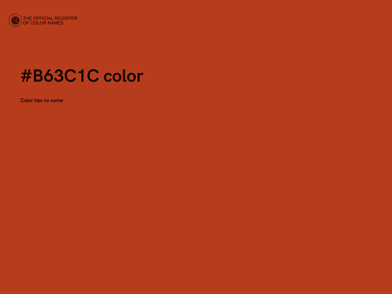 #B63C1C color image