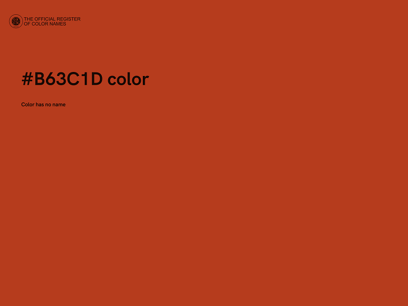 #B63C1D color image