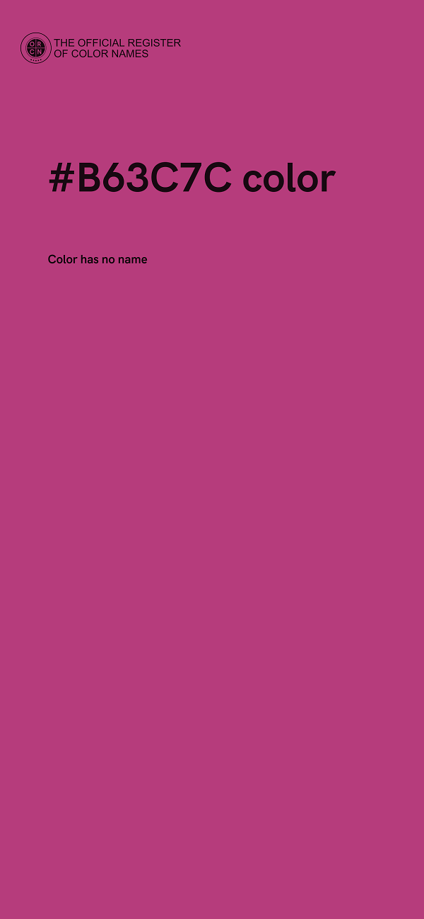 #B63C7C color image