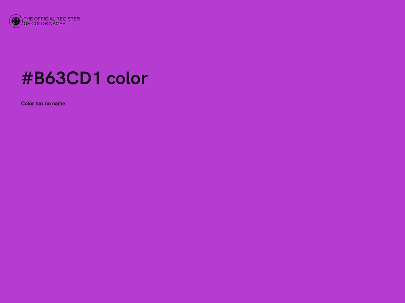 #B63CD1 color image