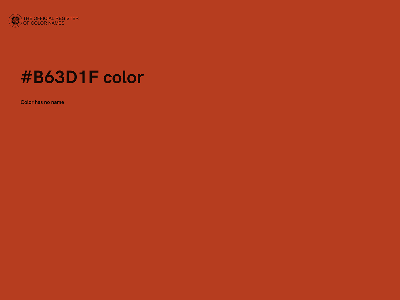 #B63D1F color image