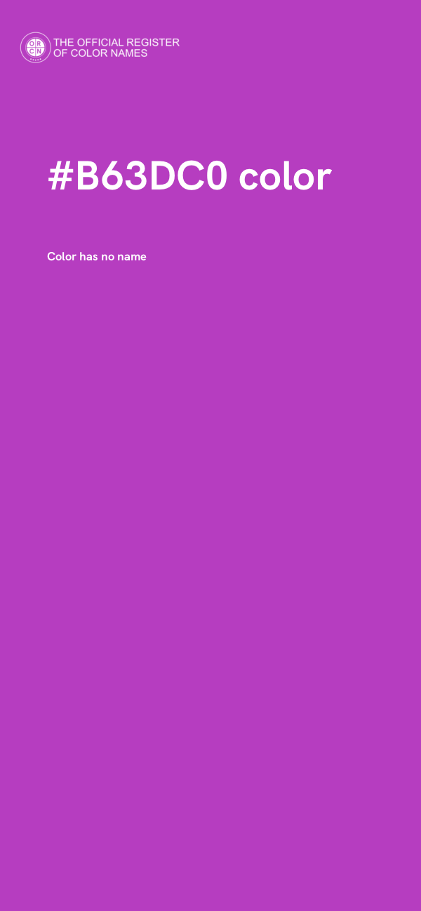 #B63DC0 color image