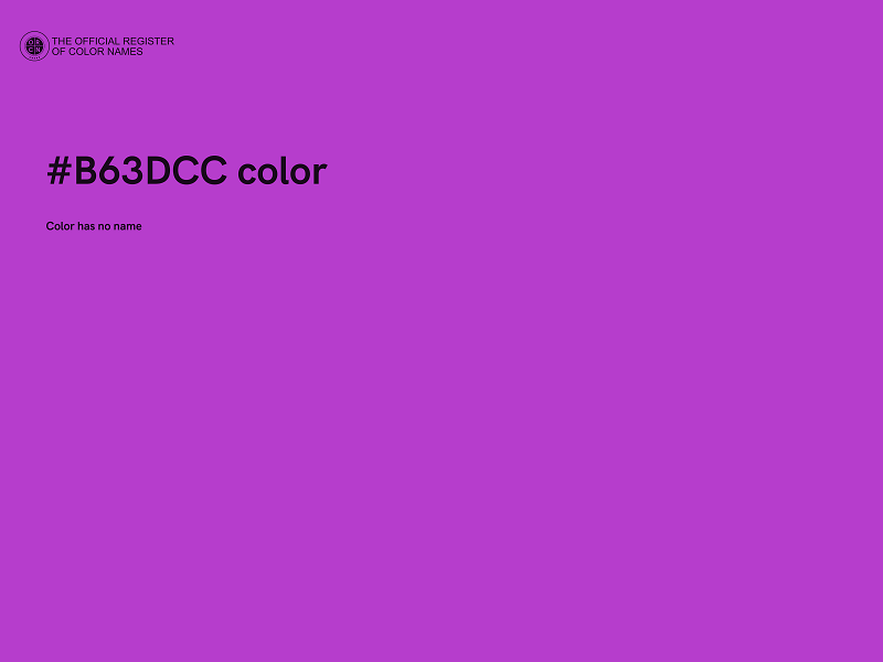 #B63DCC color image