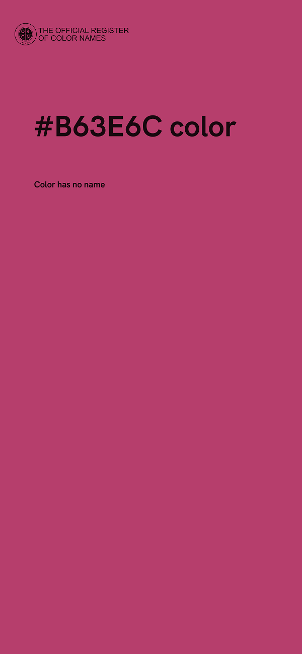 #B63E6C color image