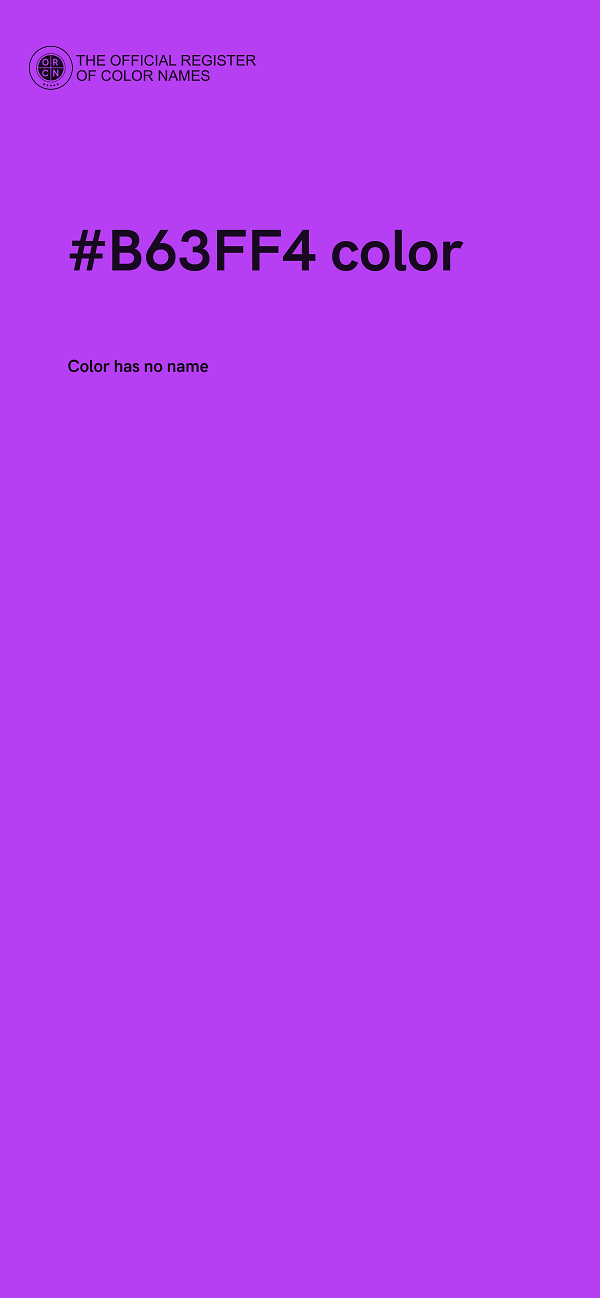 #B63FF4 color image
