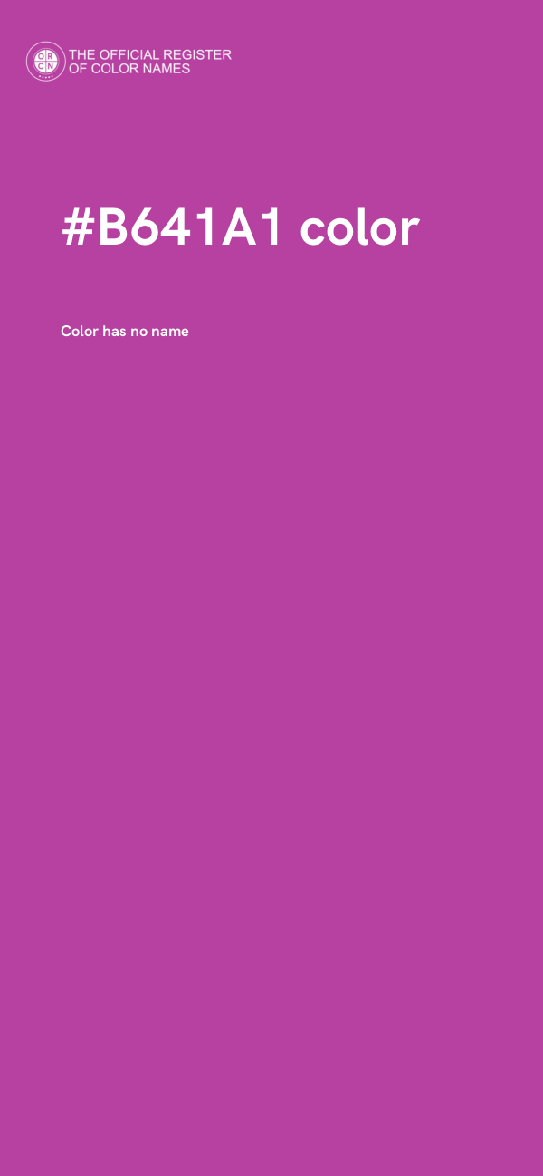 #B641A1 color image