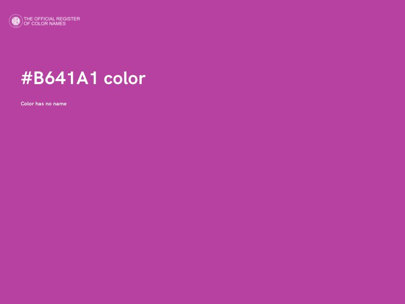 #B641A1 color image