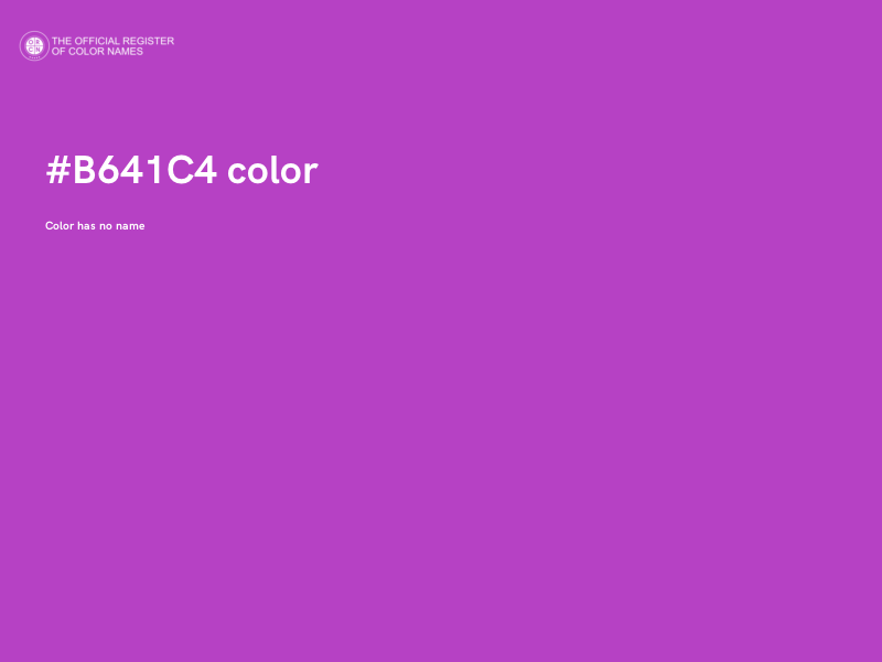 #B641C4 color image