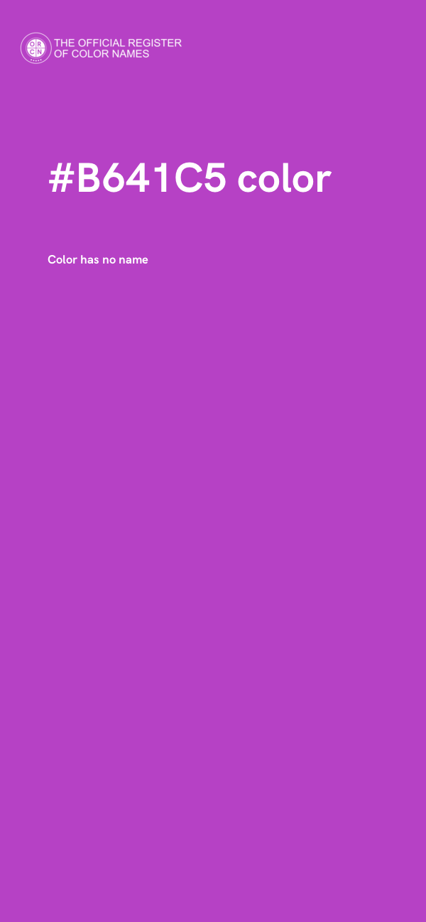 #B641C5 color image