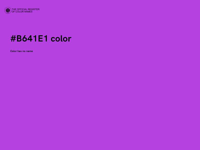 #B641E1 color image