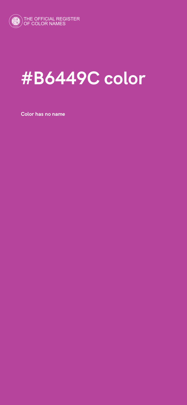 #B6449C color image