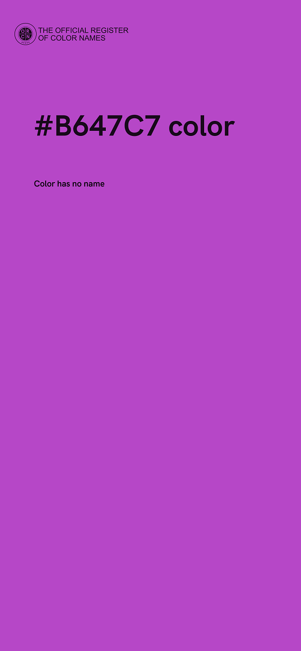 #B647C7 color image