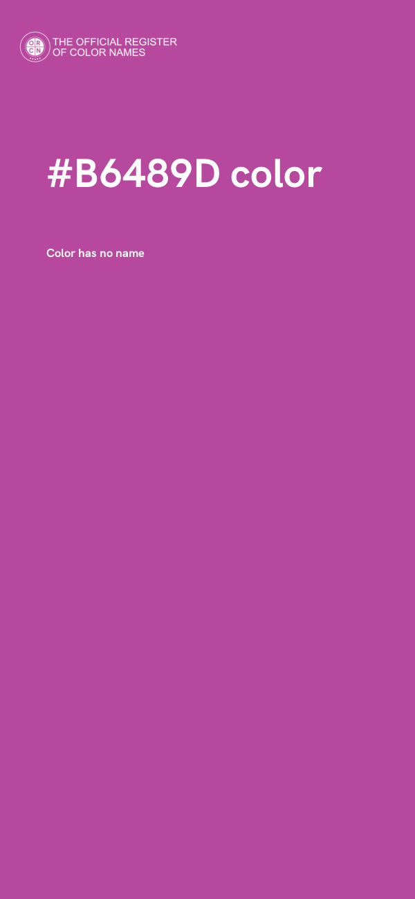 #B6489D color image