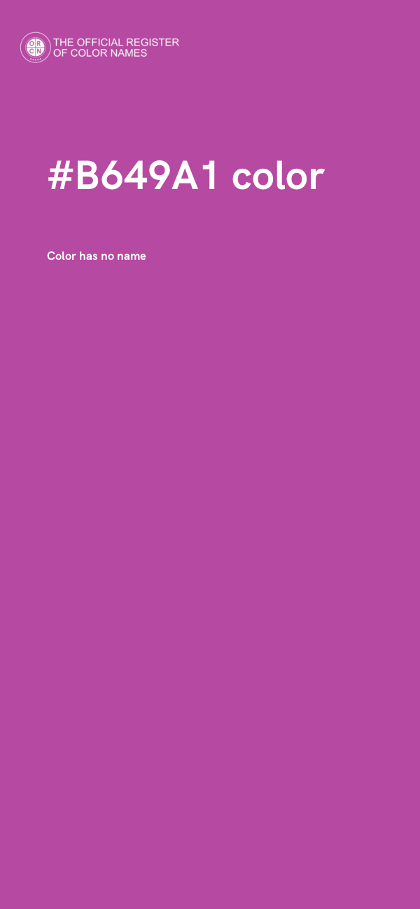 #B649A1 color image