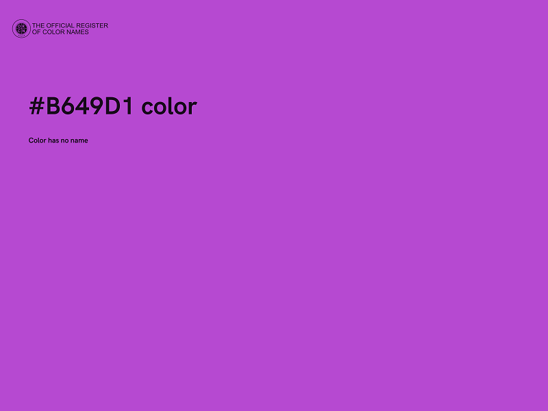 #B649D1 color image