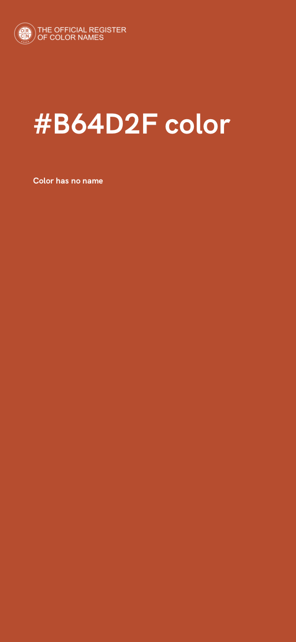 #B64D2F color image