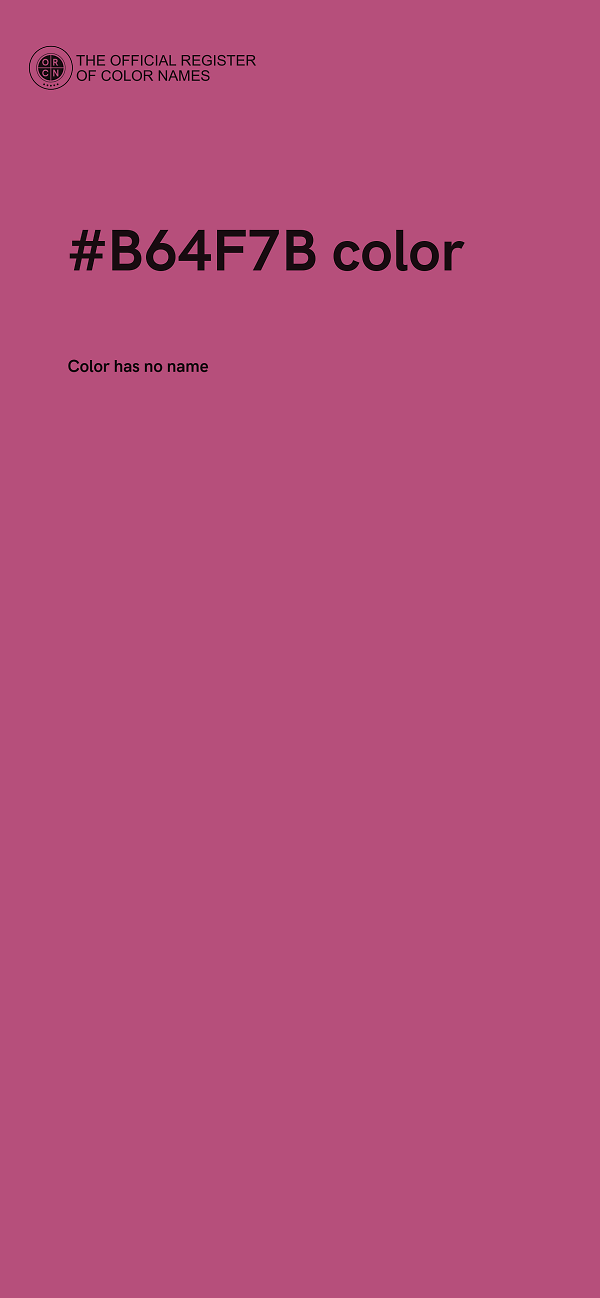 #B64F7B color image