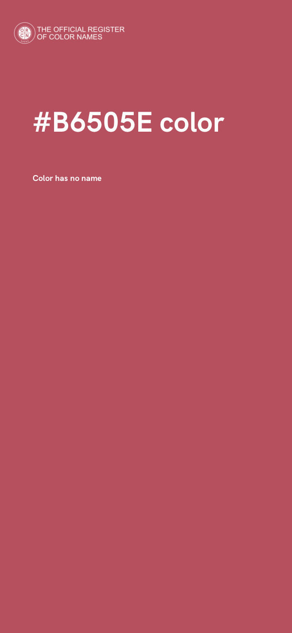 #B6505E color image