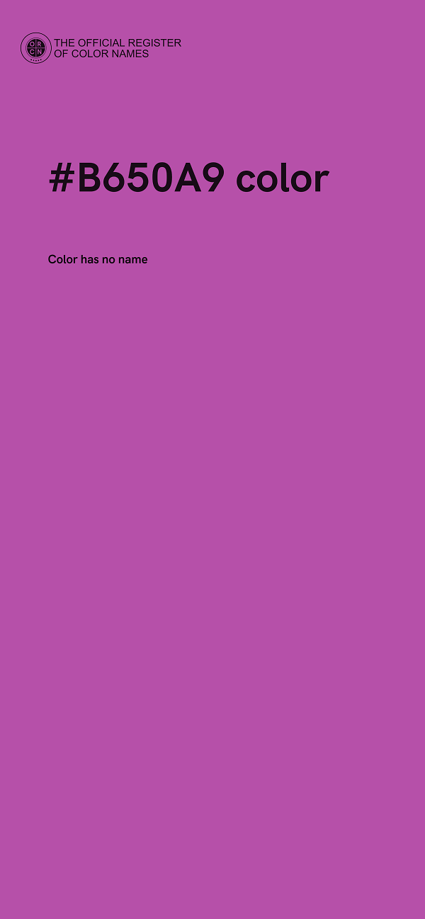 #B650A9 color image