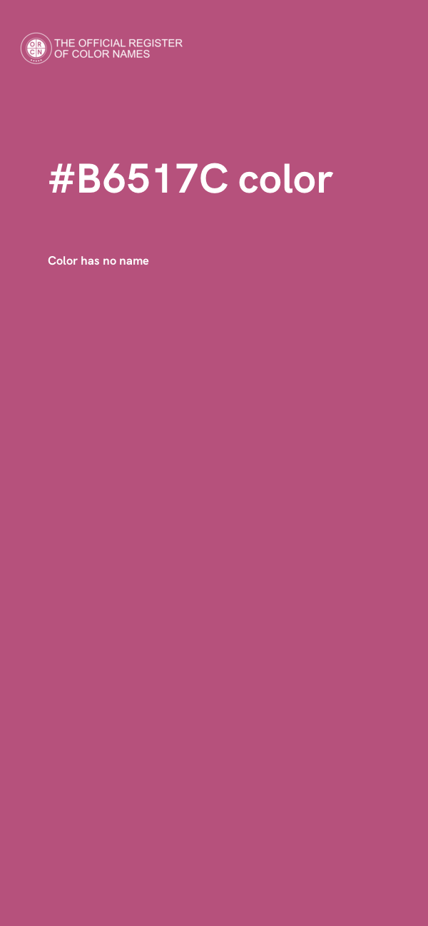 #B6517C color image