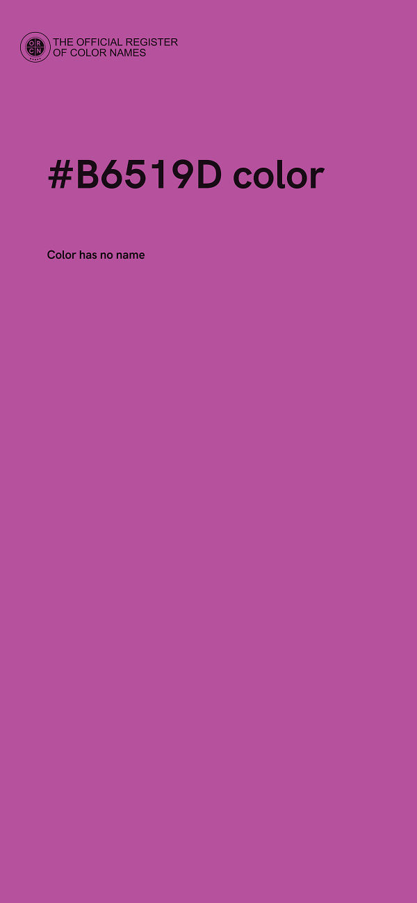 #B6519D color image