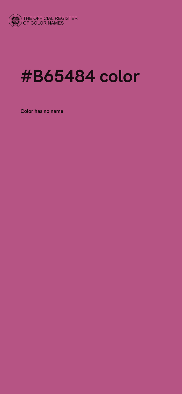 #B65484 color image