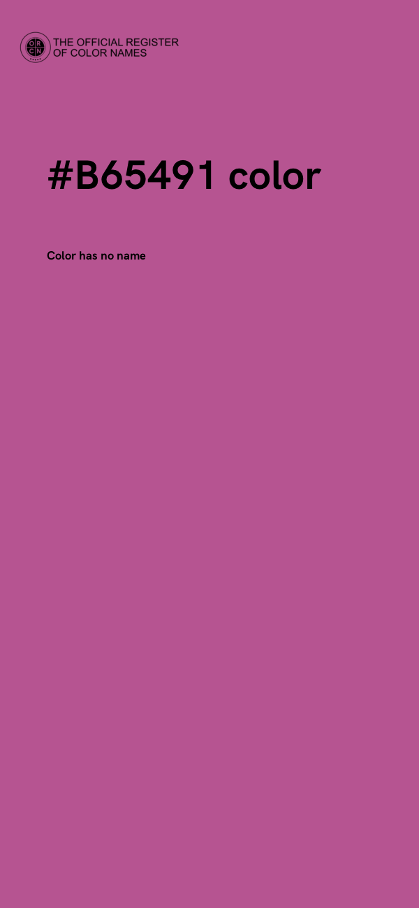 #B65491 color image