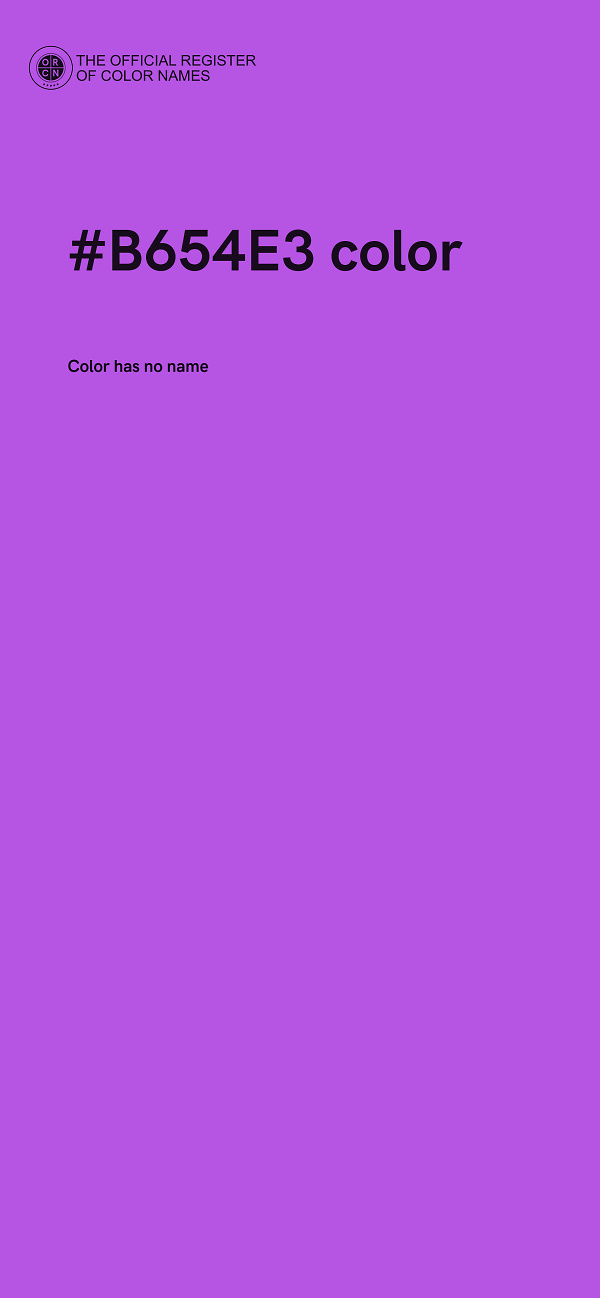 #B654E3 color image