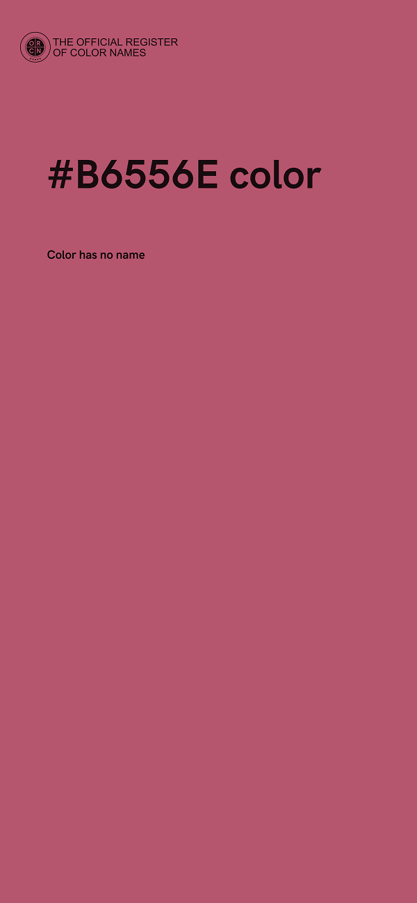 #B6556E color image