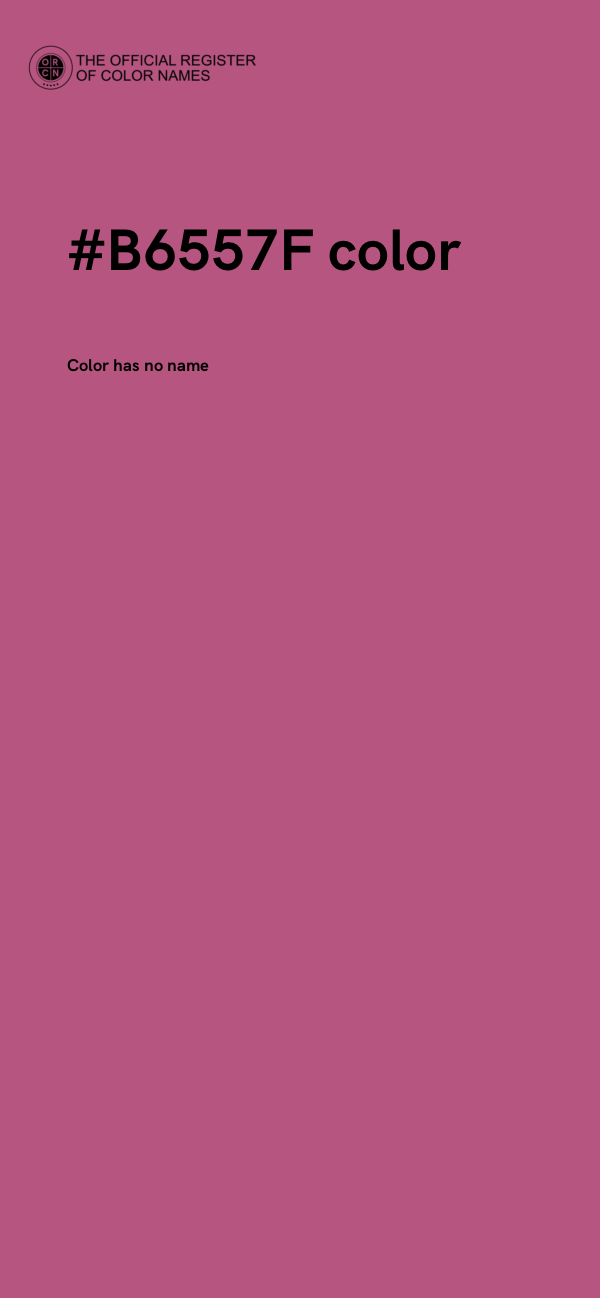 #B6557F color image