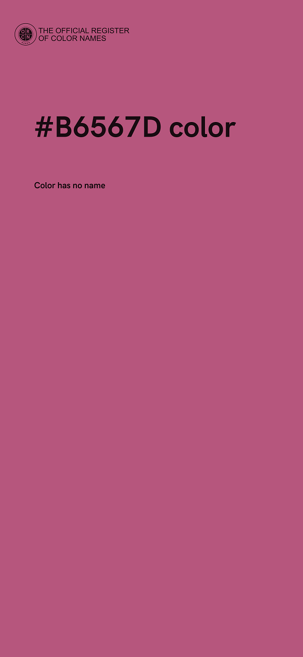 #B6567D color image