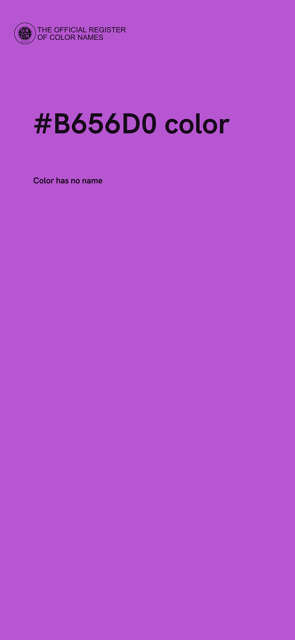#B656D0 color image