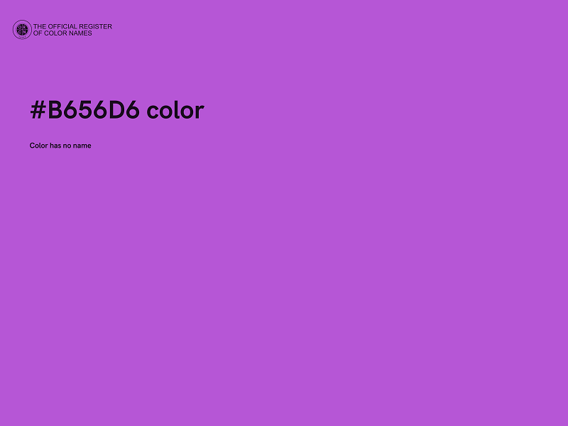 #B656D6 color image