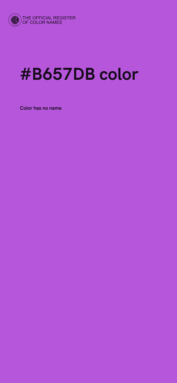 #B657DB color image