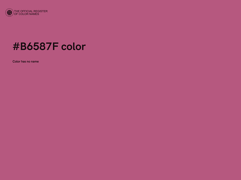 #B6587F color image