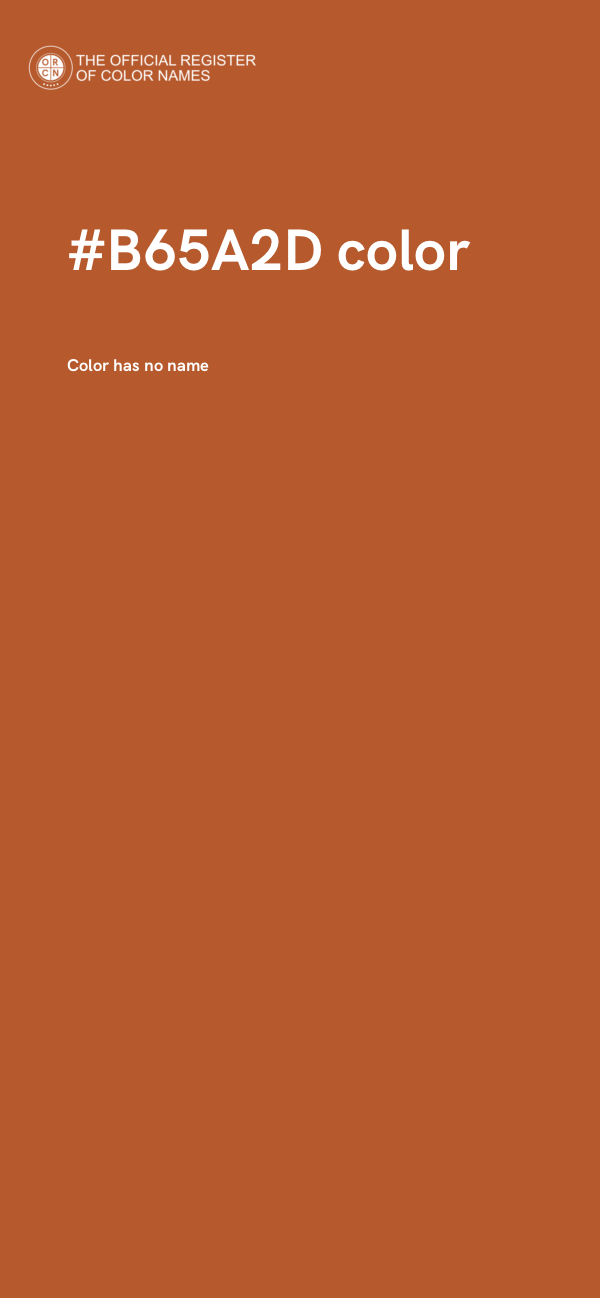 #B65A2D color image
