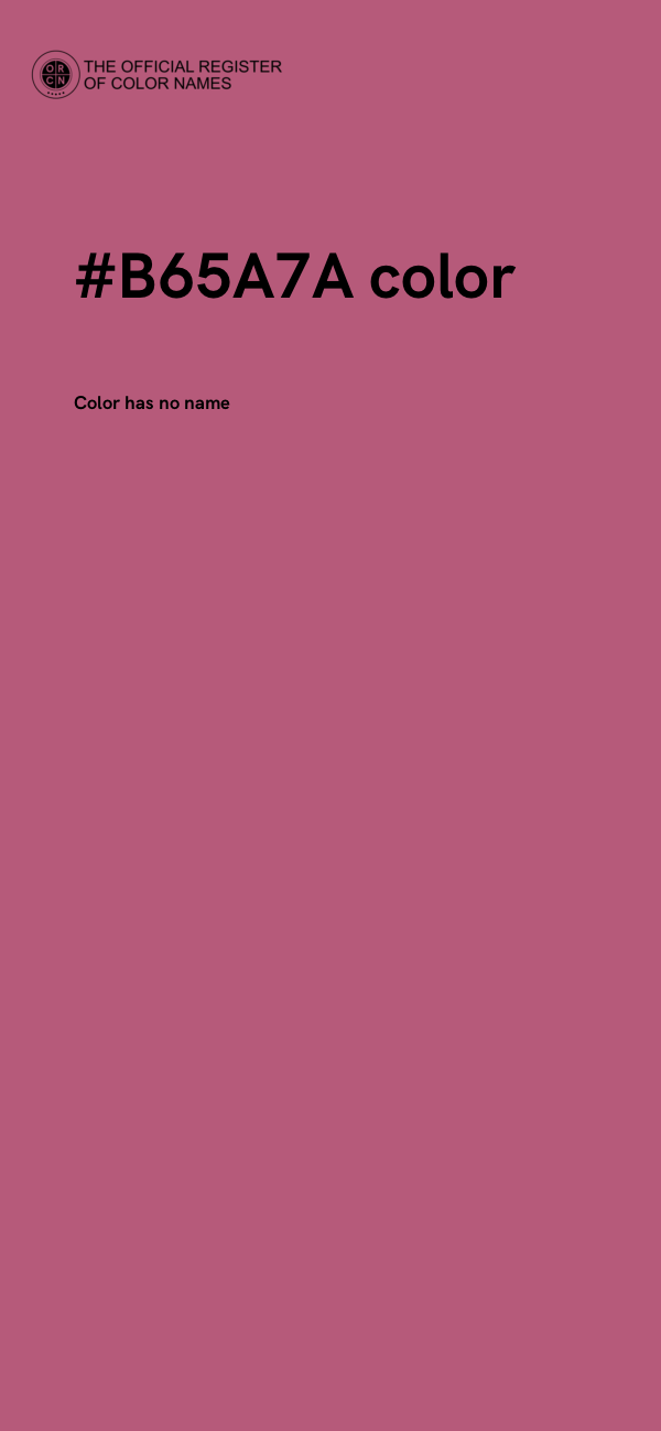 #B65A7A color image