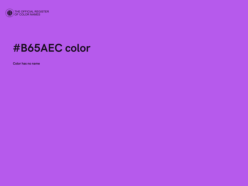 #B65AEC color image