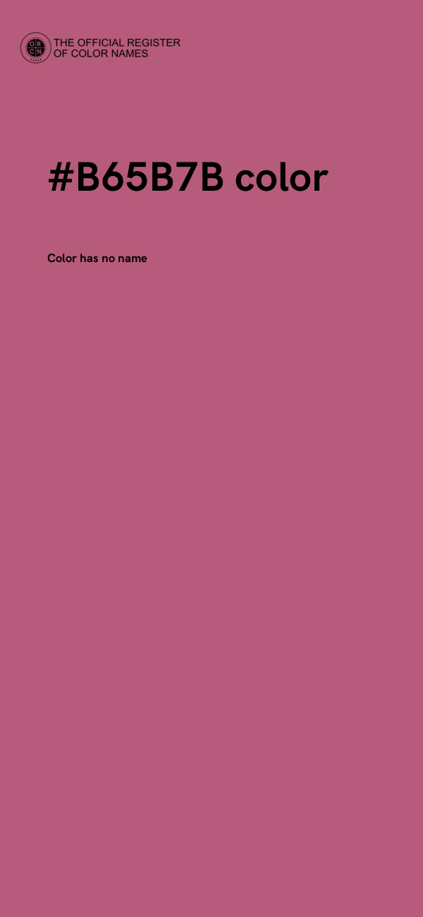 #B65B7B color image